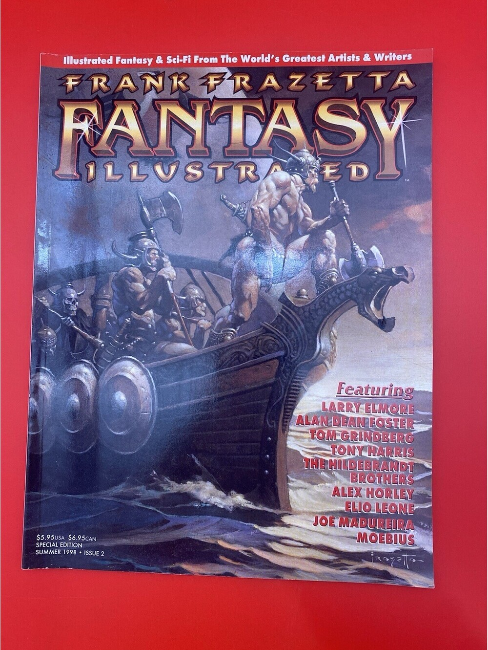 Frank Frazetta Fantasy Illustrated Special Edition Issue #2 - VTG Summer 1998
